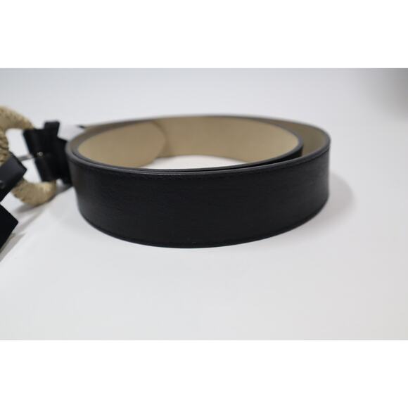 INC Black Belt with Straw Buckle Size XL‎ - Picture 3 of 4